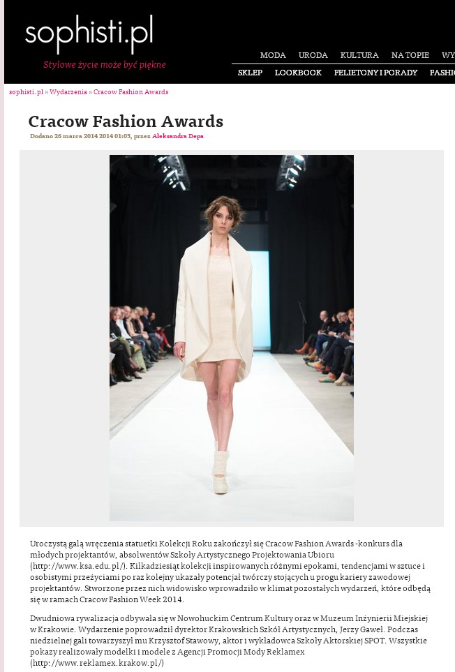 cracow fashion awards