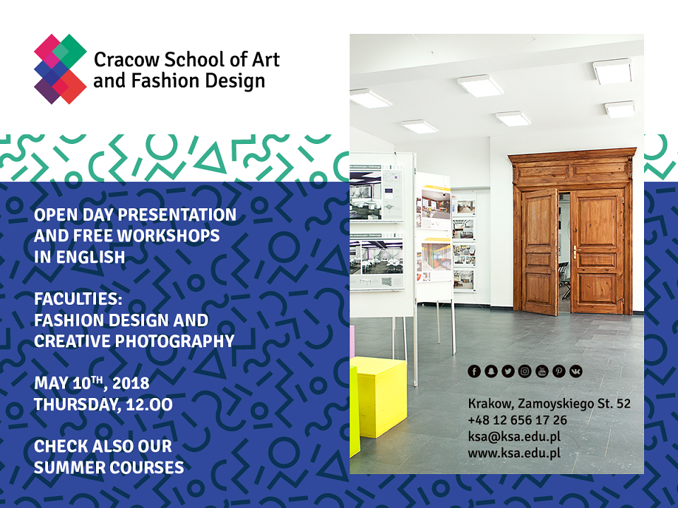 Open Day Cracow School of Art and Fashion Design